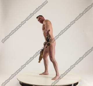 MICHAEL NAKED SOLDIER WITH GUNS